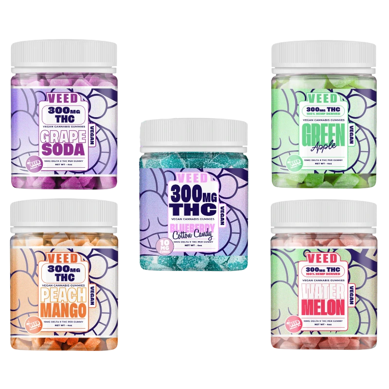 Gummies Delta 9 THC 300mg VEED 🍬🌿