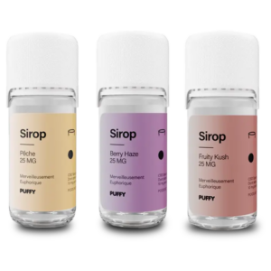 Sirop Delta 9 THC 25mg PUFFY 🌿🍹