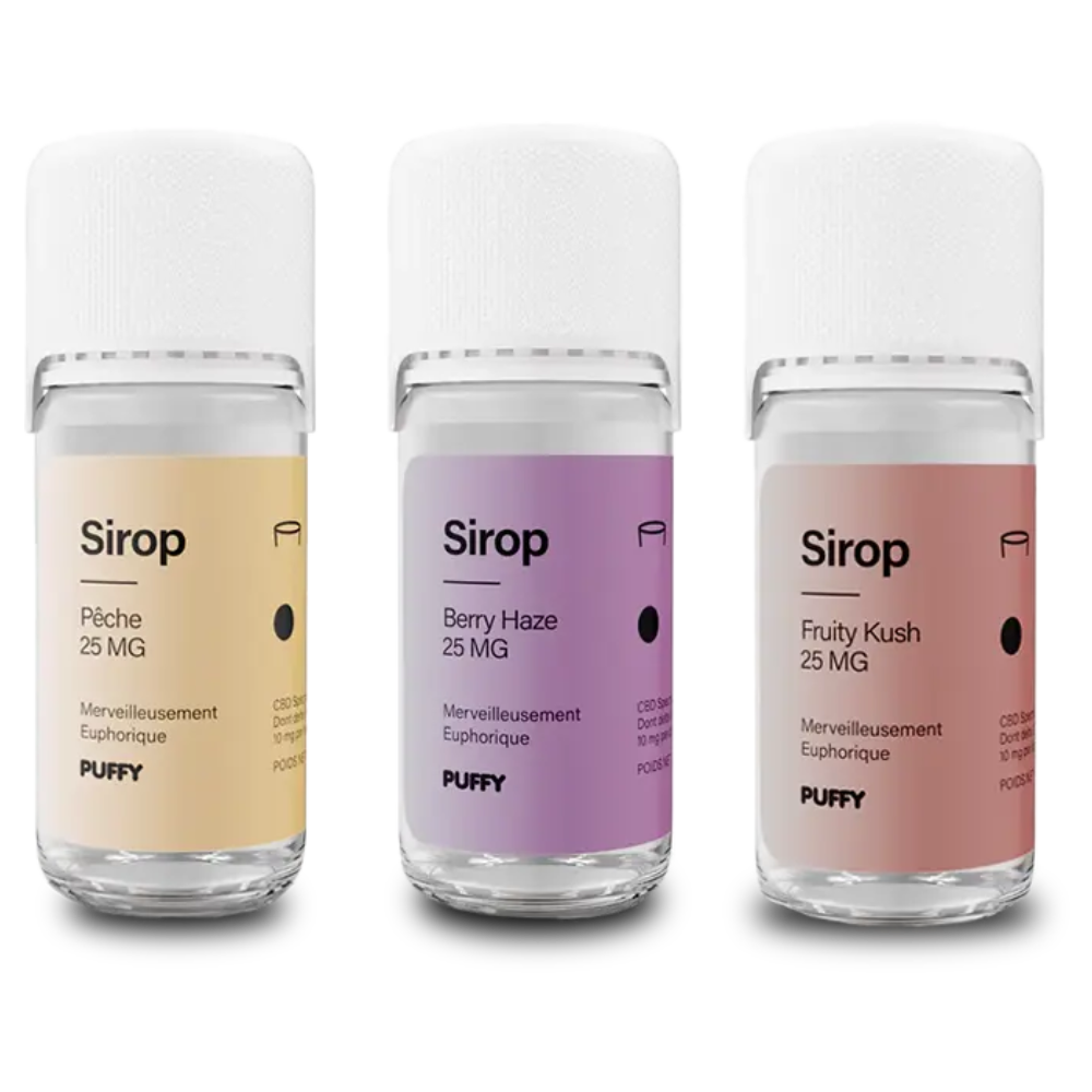 Sirop Delta 9 THC 25mg PUFFY 🌿🍹