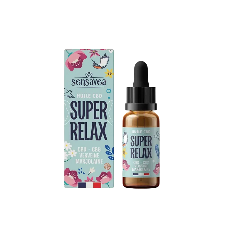 Huile CBD Super Relax SENSAVEA 🧴🌿