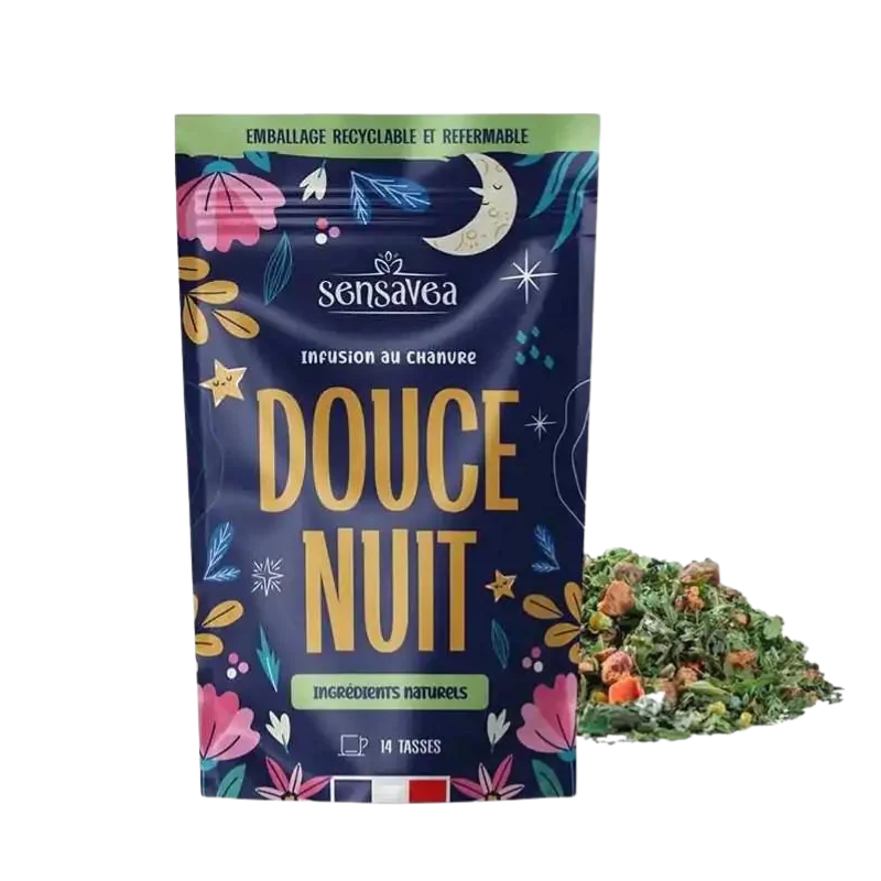 Infusion CBD Douce Nuit SENSAVEA 🌙🍵