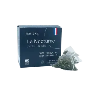 Infusion CBD La Nocturne HEMEKA – boite de 20 sachets 🌙🍵