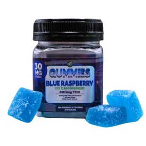 Gummies Delta 9 THC 300mg Dr Cannabinoid Blue Raspberry 🍬